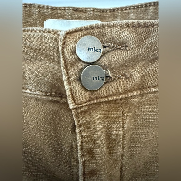 Mica Denim WESTE Utility Pants Brown Cargo Cuffed 29 - Picture 2 of 9